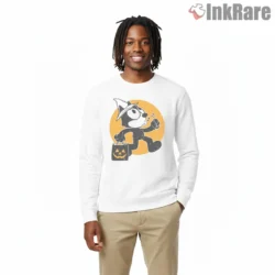 Felix Trick Or Treat Pumpkin Night Shirt on graphic shirt for men graphic tee