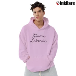 Men’s Femme Liberte Pullover Hoodie in light pink | Cozy, Durable, Modern Fit