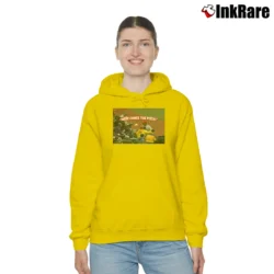 Women’s fenway park here comes the pizza for Red Sox Fans Cozy Hoodie in yellow | Warm, Structured, Stylish