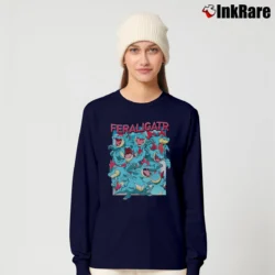 Women’s Feraligatr Pokemon Retro Limited Edition Long-Sleeve Top in navy | Sleek, Versatile, All-Season