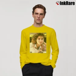 Men’s Ferris Bueller Jeanie Photo Retro Long-Sleeve Shirt in yellow | Sleek, Lightweight, Year-Round Wear
