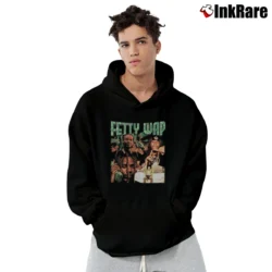 Men’s Fetty Wap Rapper Vintage Pullover Hoodie in black | Cozy, Durable, Modern Fit
