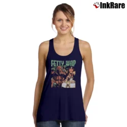 Women’s Fetty Wap Rapper Vintage Tank Top in navy | Lightweight, Movement-Friendly