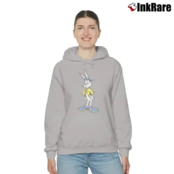 Women’s Fifth Sun Looney Tunes Hip Bugs Bunny Cozy Hoodie in sport grey | Warm, Structured, Stylish