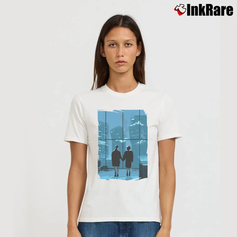 Women’s Fight Club Ending Scene Signature T-Shirt in white | Soft, Flattering Fit