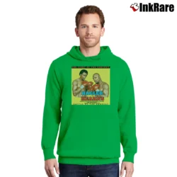 Men’s fight of the century hagler vs hearns boxing legends Pullover Hoodie in irish green | Cozy, Durable, Modern Fit