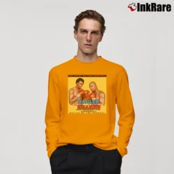 Men’s fight of the century hagler vs hearns boxing legends Long-Sleeve Shirt in orange | Sleek, Lightweight, Year-Round Wear