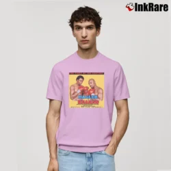 Men’s fight of the century hagler vs hearns boxing legends Classic T-Shirt in light pink | Soft, Breathable Everyday Wear