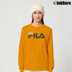 Women’s Fila Rugrats Graphic Long-Sleeve Top in orange | Sleek, Versatile, All-Season