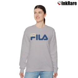 Women’s Fila Rugrats Graphic Relaxed Sweatshirt in sport grey | Soft, Laid-Back Vibe