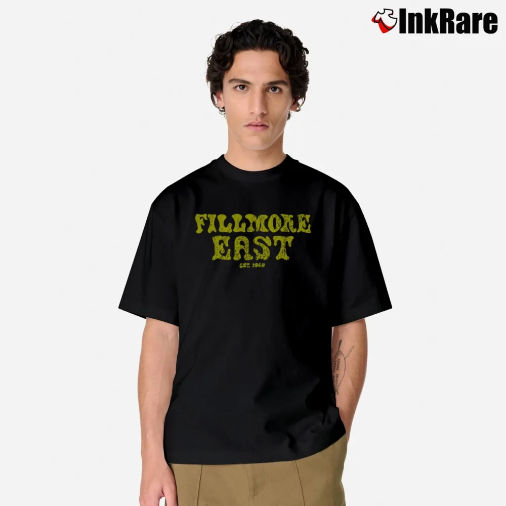 Men’s Fillmore East Est 1968 Classic T-Shirt in black | Soft, Breathable Everyday Wear