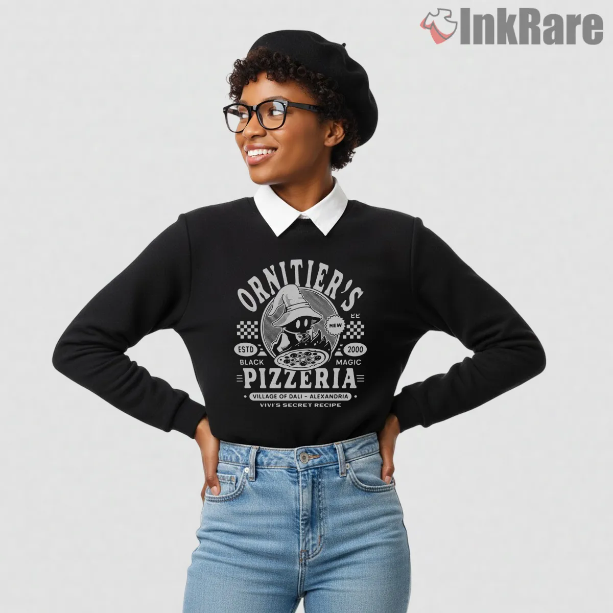 Final Fantasy Ix Vivi Ornitier Pizzeria Vintage Logo Shirt Final Fantasy Ix Vivi Ornitier Pizzeria Vintage Logo Shirt on graphic shirt for women graphic tee