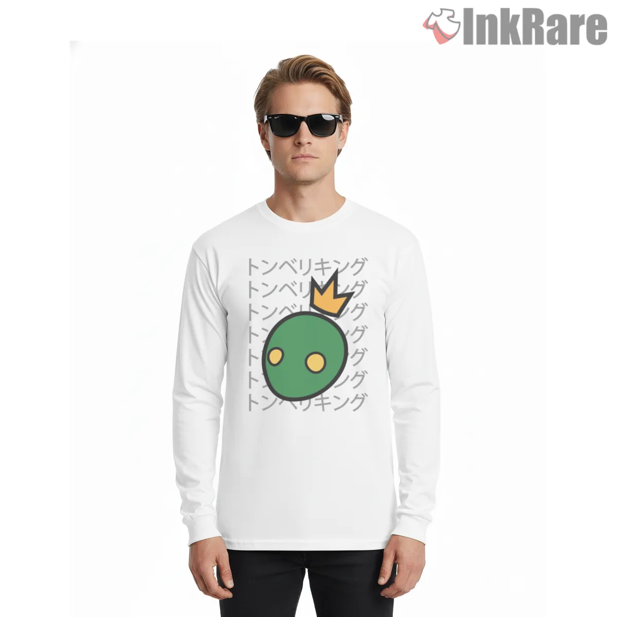 Final Fantasy Tonberry King Crown Minimal Cute Shirt on white long sleeve shirt for men graphic tee