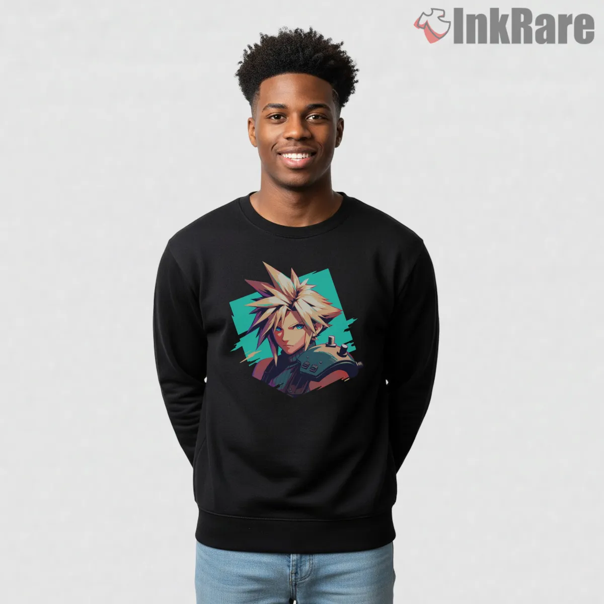 Final Fantasy Vii Cloud Strife Geometric Modern Portrait Shirt Final Fantasy Vii Cloud Strife Geometric Modern Portrait Shirt on graphic shirt for men graphic tee