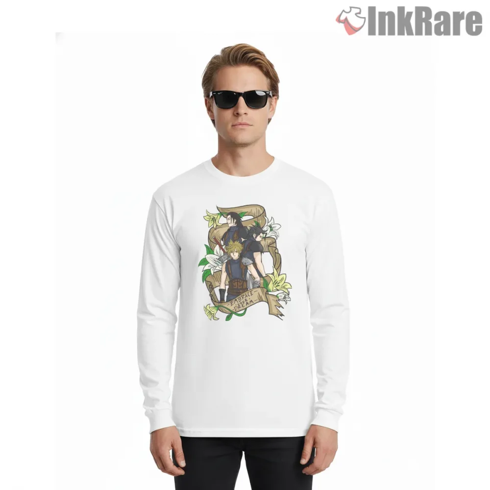 Final Fantasy Vii Embrace Your Dreams Symbolic Quote Shirt on white long sleeve shirt for men graphic tee