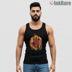 Final Fantasy Vii Jenova Abstract Cosmic Core Shirt on black tank top for men graphic tee