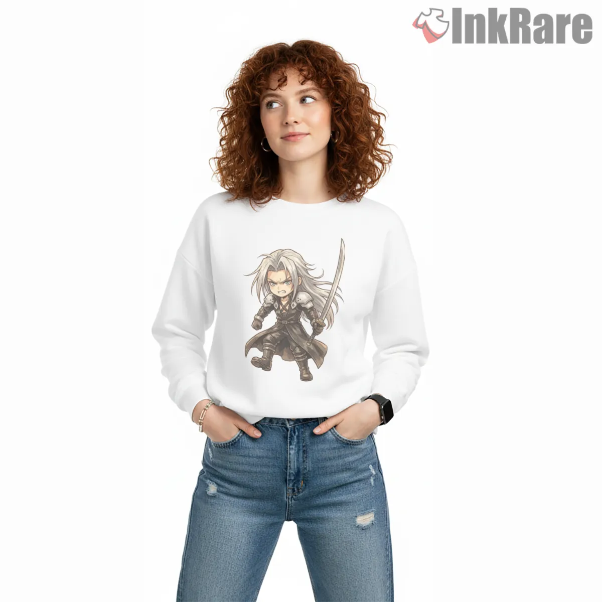 Final Fantasy Vii Sephiroth Chibi Sword Battle Hero Shirt Final Fantasy Vii Sephiroth Chibi Sword Battle Hero Shirt on graphic shirt for women graphic tee