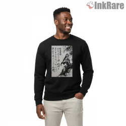 Final Fantasy Vii Tifa Ink Brush Sumie Portrait Shirt on graphic shirt for men graphic tee