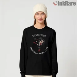 Final Fantasy Vii Tifa Kickboxing Chibi Fitness Style Shirt on black long sleeve shirt for women graphic tee