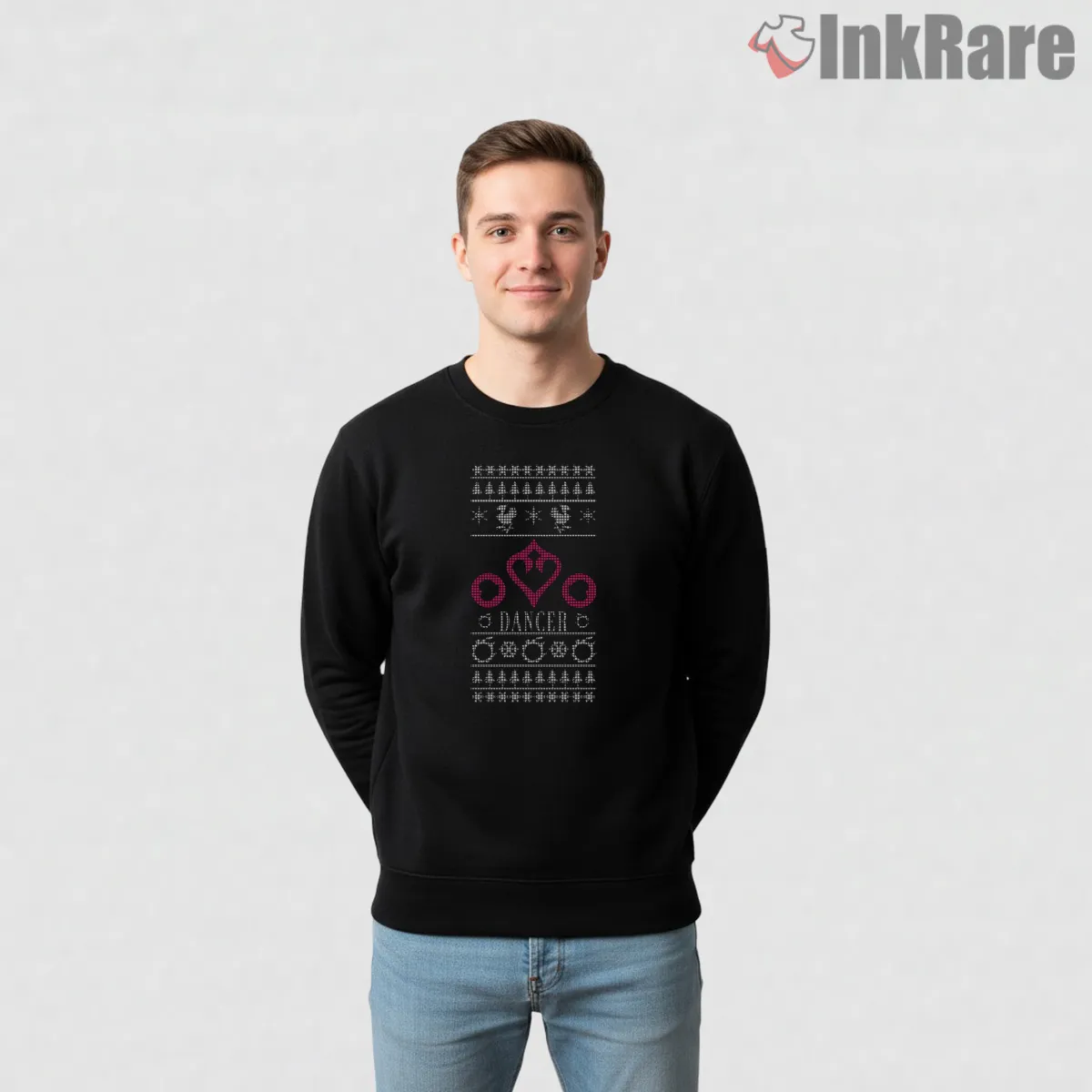 Final Fantasy Xiv Dancer Job Holiday Knit Pattern Shirt on graphic shirt for men graphic tee