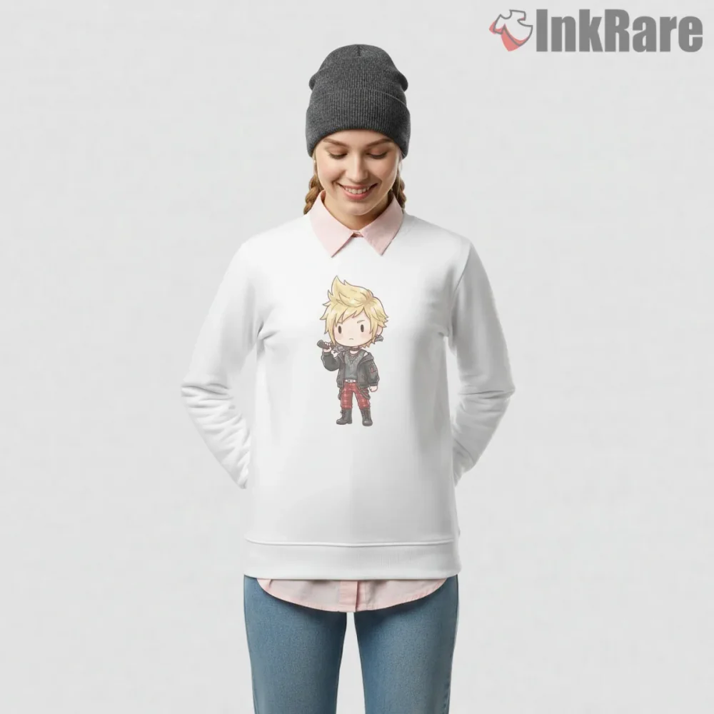 Final Fantasy Xv Prompto Argentum Chibi Casual Cute Portrait Shirt on graphic shirt for women graphic tee