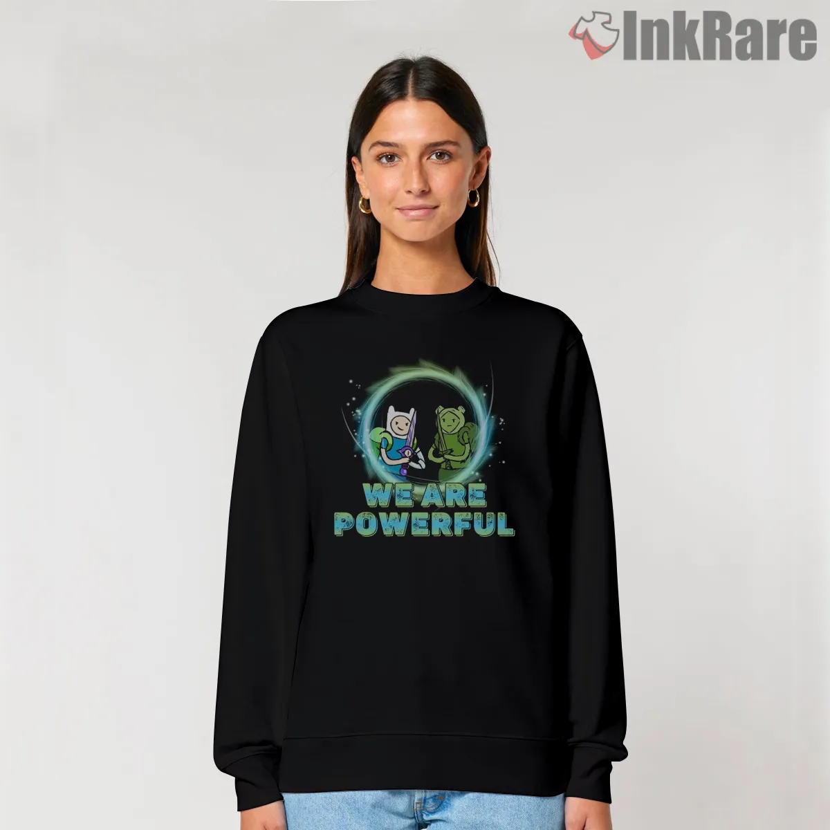 Finn And Fern We Are Powerful Energy Cartoon Shirt on graphic shirt for women graphic tee