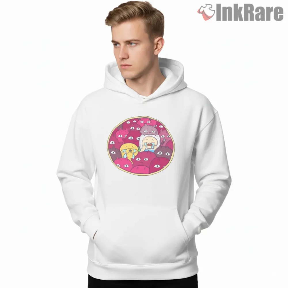 Finn And Jake Nightosphere Dark Fantasy Cartoon Shirt on white hoodie for men graphic tee