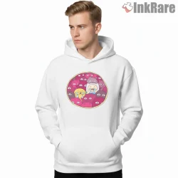 Finn And Jake Nightosphere Dark Fantasy Cartoon Shirt on white hoodie for men graphic tee
