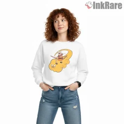 Finn Saiyan Power Up Anime Mashup Cartoon Shirt on graphic shirt for women graphic tee