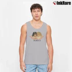 Men’s Fiorucci Angels Retro Graphic Tank Top in sport grey | Breathable, Active-Friendly Design