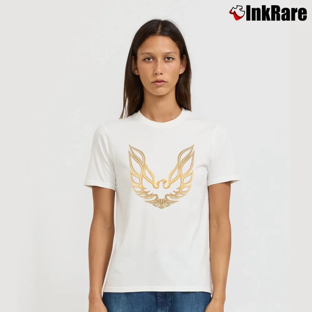 Women’s Firebird Muscle Car Signature T-Shirt in white | Soft, Flattering Fit