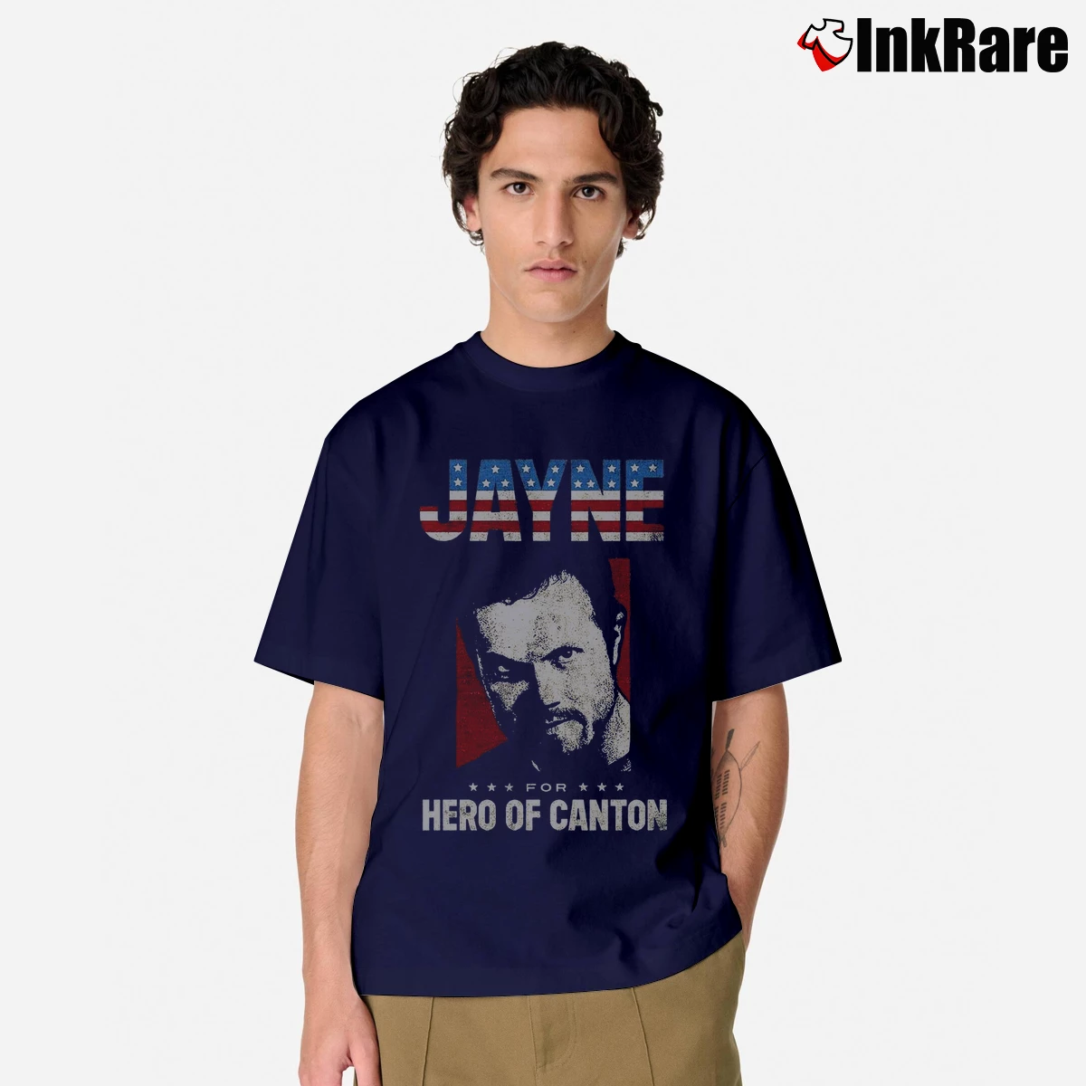 Firefly Jayne Hero Of Canton Men’s Classic Tee in navy – Premium Comfort Men’s Firefly Jayne Hero Of Canton Classic T-Shirt in navy | Soft, Breathable Everyday Wear
