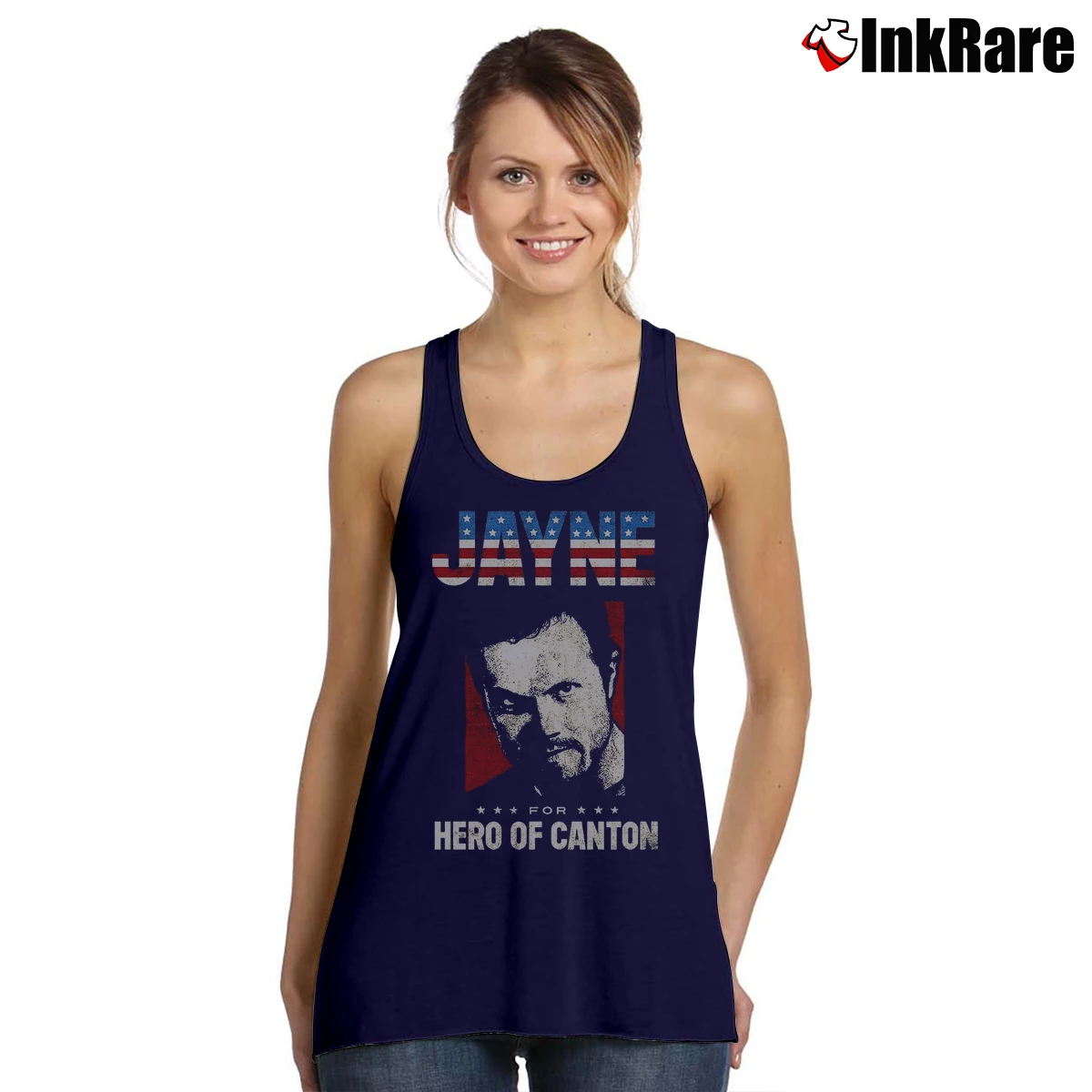 Women’s Firefly Jayne Hero Of Canton Tank Top in navy | Lightweight, Movement-Friendly