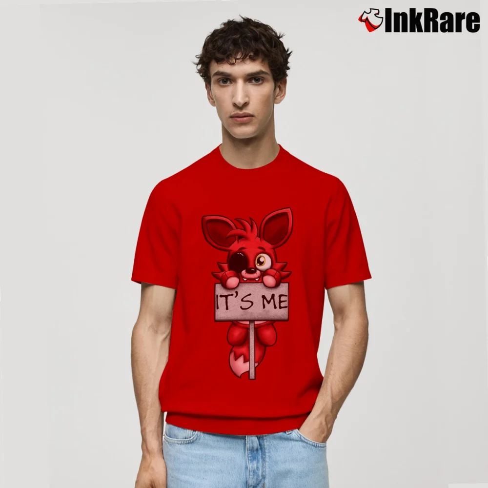 Men’s Five Nights At Freddy's Foxy Classic T-Shirt in red | Soft, Breathable Everyday Wear