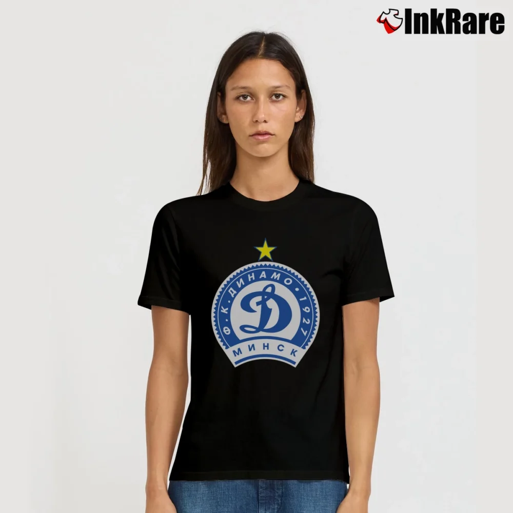 Women’s Fk Dinamo Minsk Soccer Signature T-Shirt in black | Soft, Flattering Fit