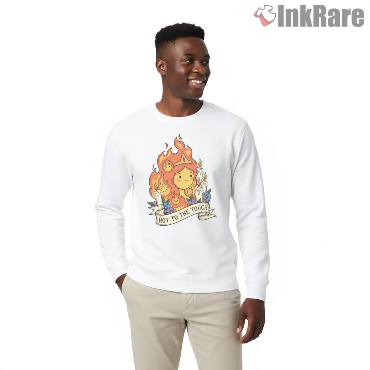Flame Princess Floral Fire Elemental Cartoon Shirt Flame Princess Floral Fire Elemental Cartoon Shirt on graphic shirt for men graphic tee
