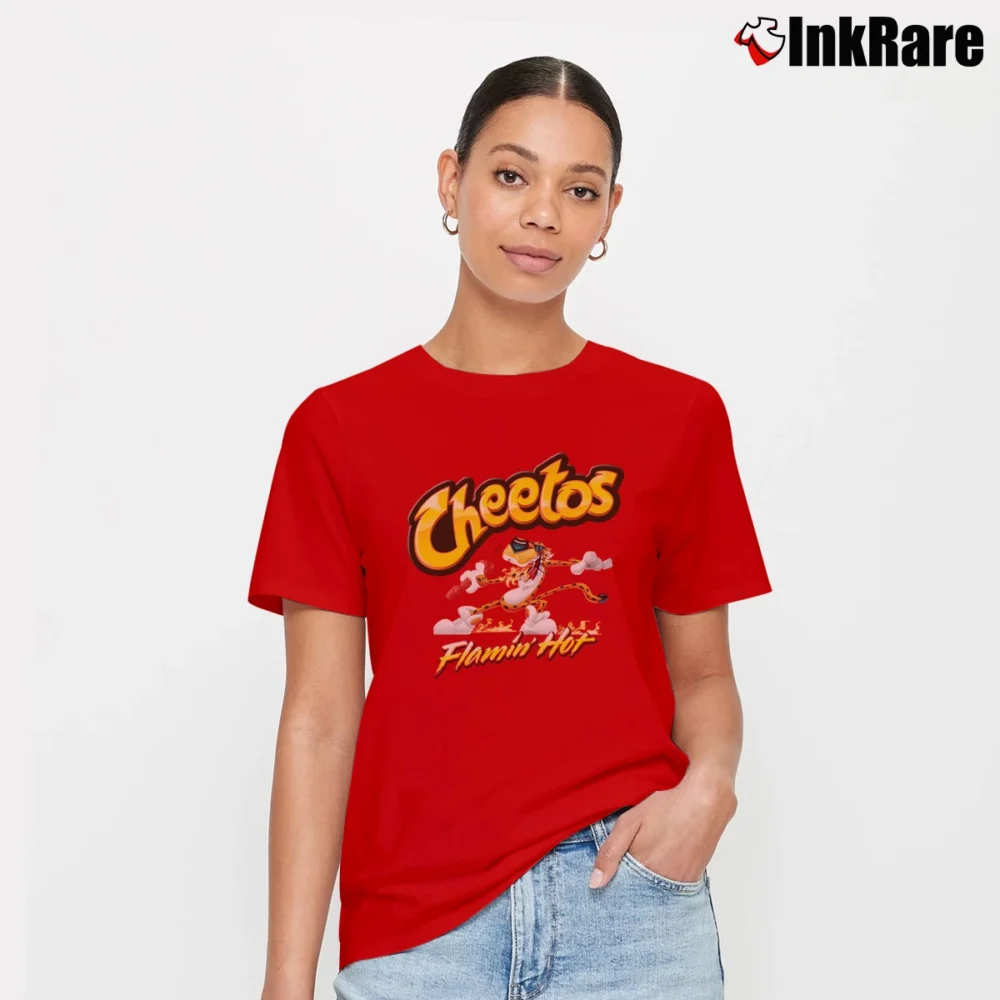 Women’s Flamin Hot Cheetos T-Shirt in red | Soft, Flattering Fit
