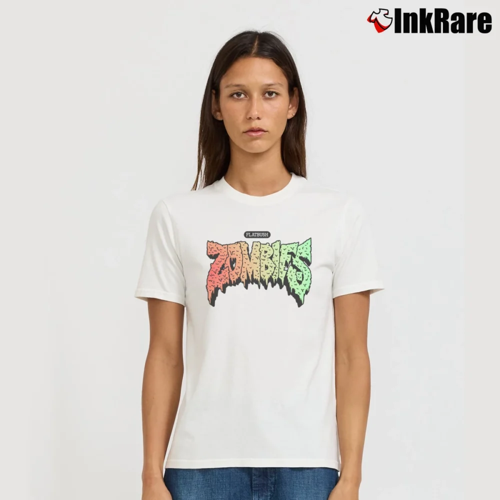Women’s Flatbush Zombies Band Signature T-Shirt in white | Soft, Flattering Fit