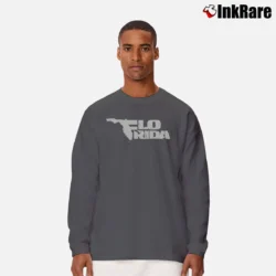 Men’s Flo Rida Long-Sleeve Shirt in charcoal | Sleek, Lightweight, Year-Round Wear