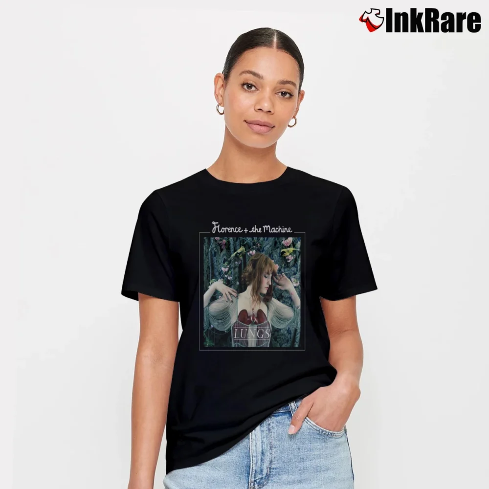 Women’s Florence Machine Lungs T-Shirt in black | Soft, Flattering Fit