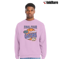 Men’s Florida Gators 2007 College Team Crewneck Sweatshirt in light pink | Cozy Fabric, Clean Style