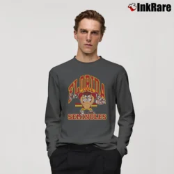 Men’s Florida State Seminoles Looney Tunes Fan Long-Sleeve Shirt in charcoal | Sleek, Lightweight, Year-Round Wear