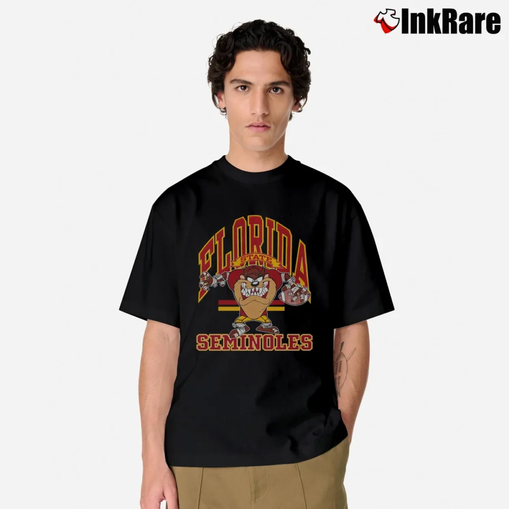 Men’s Florida State Seminoles Looney Tunes Fan Classic T-Shirt in black | Soft, Breathable Everyday Wear