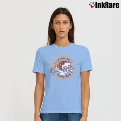 Women’s Flying Aces Snoopy Classic Signature T-Shirt in light blue | Soft, Flattering Fit