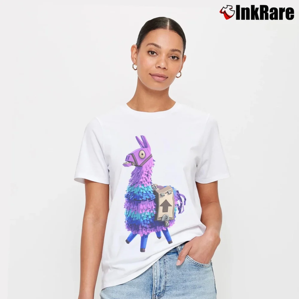 Women’s Fortnite Llama Signature T-Shirt in white | Soft, Flattering Fit