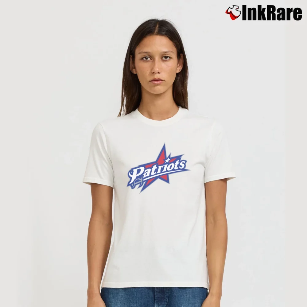 Women’s Francis Marion University Patriots College Signature T-Shirt in white | Soft, Flattering Fit