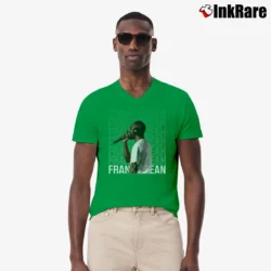 Men’s Frank Ocean V-Neck Tee in irish green | Sharp, Breathable, Everyday Staple