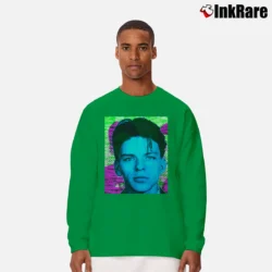 Men’s Frank Sinatra Mugshot Long-Sleeve Shirt in irish green | Sleek, Lightweight, Year-Round Wear
