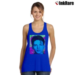 Women’s Frank Sinatra Mugshot Tank Top in royal blue | Lightweight, Movement-Friendly