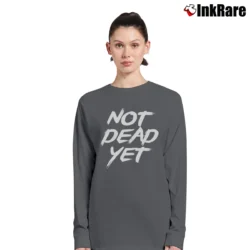 Women’s Frank Turner Not Dead Yet Long-Sleeve Top in charcoal | Sleek, Versatile, All-Season